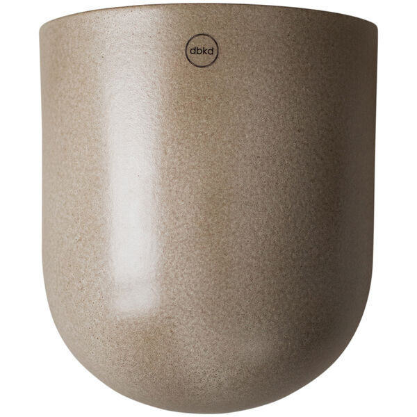 Cut Wall Pot Medium White Veggkrukke M Beige