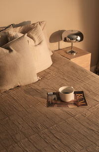Classic Sengetæppe 260x260 cm Beige