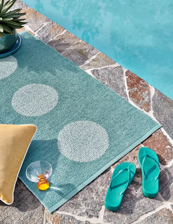 Vera Pop Matta 70x360 cm Jade / Pale Turquoise