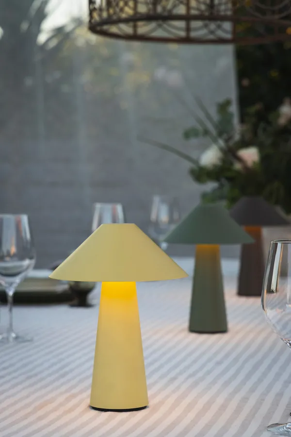 Cannes Bordlampe Bærbar Havregul
