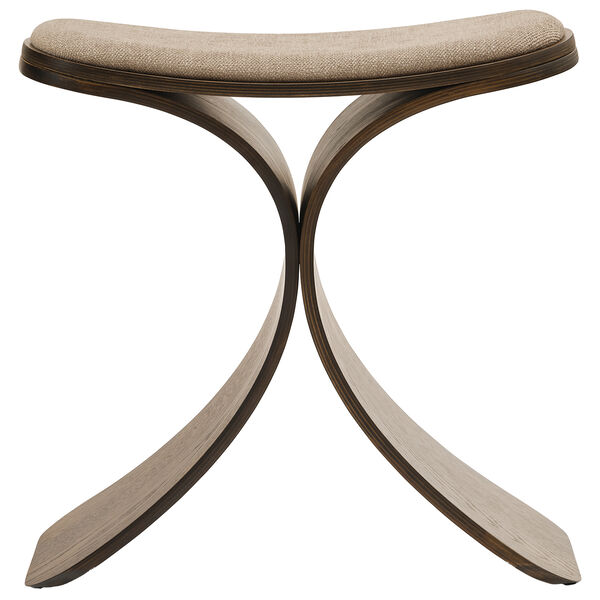 Luno Taburet Mørk Eg / Beige