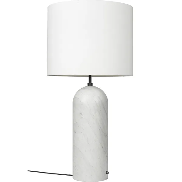 Gravity XL Gulvlampe Lav White Marble / Hvit