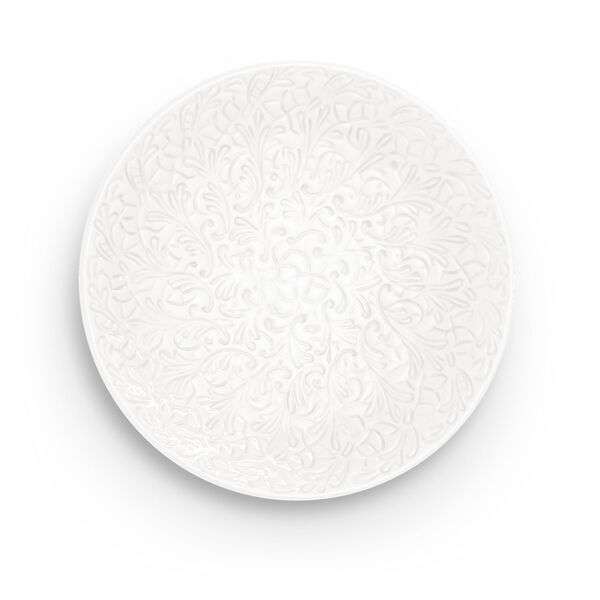 Lace Tallerken 20 cm Hvit
