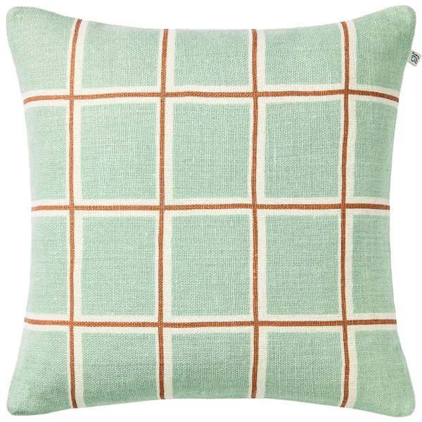 Raha Pudebetræk 50x50 cm Aqua / Apricot Orange