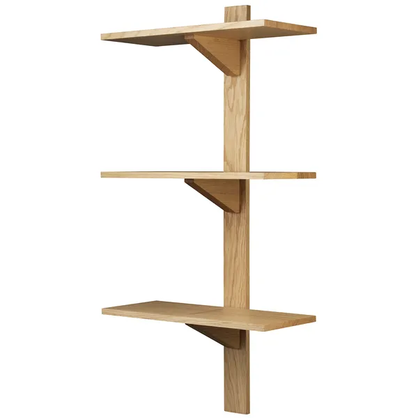 B100 Sorø Hylla Ek 100x50 cm