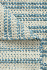 Dune Matto Kierrätetty PET-muovi 200x300 cm Dusty Blue / Off-white