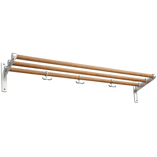 Nostalgi Hattehylde 100 cm Aluminium / Bambus