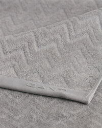 Jacquard Herringbone Håndkle 50x70 cm Concrete Grey