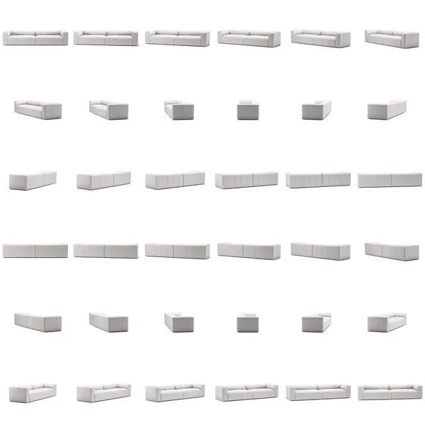 Mure 4-Personers Sofa Moon White