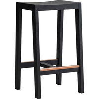 016 Maasto Barstol 65 cm Sort
