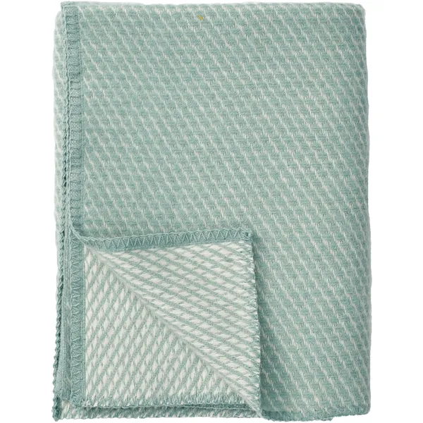 Velvet Pledd Midi 90x130 cm Duck Egg Blue