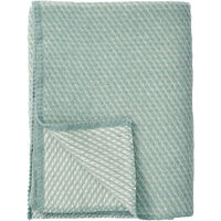 Velvet Pledd Midi 90x130 cm Duck Egg Blue