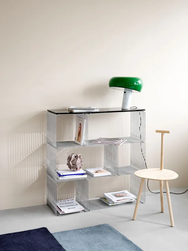 Panton Wire Hylla 34 cm Krom