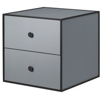 Frame 35 Sengebord med 2 Skuffer Sand