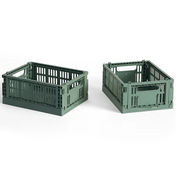 Colour Crate Mini Oppbevaring 2-pk Sage Green