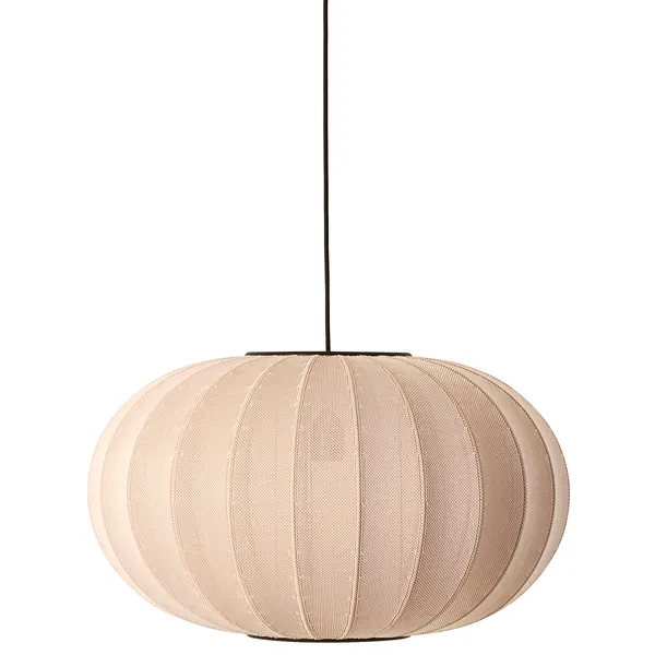 Knit-Wit LED Riippuvalaisin Soikea Ø57 cm Sand Stone