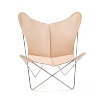 Trifolium Flaggermusstol Stål/Natur