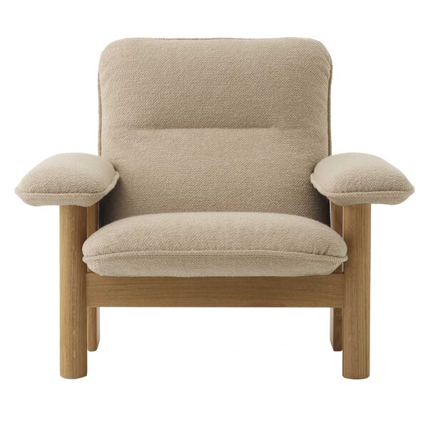 Brasilia Lenestol Natural Oak Bouclé 02 Beige