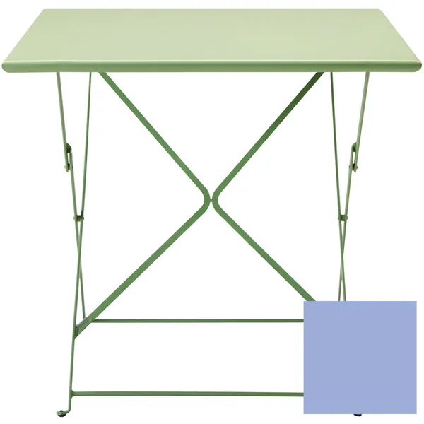 Flower Foldbart Bord 80x80 cm Plumbago Blue