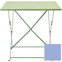 Flower Foldbart Bord 80x80 cm Plumbago Blue