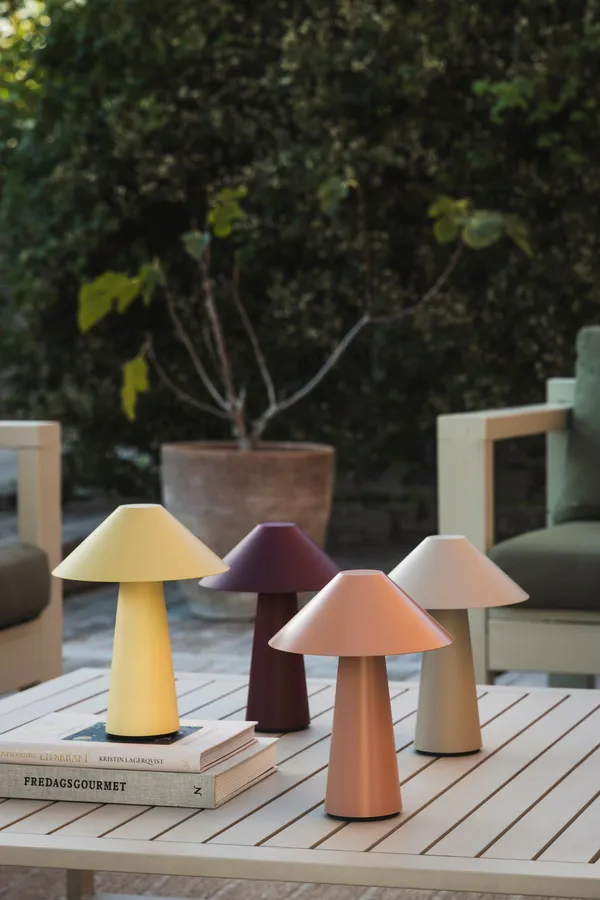 Cannes Bordlampe Bærbar Havregul