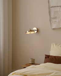 Asteria Vägglampa Kort & Fastkopplad Polerad Mässing