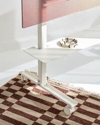 Straight Rollin' Tv Stand Pearl