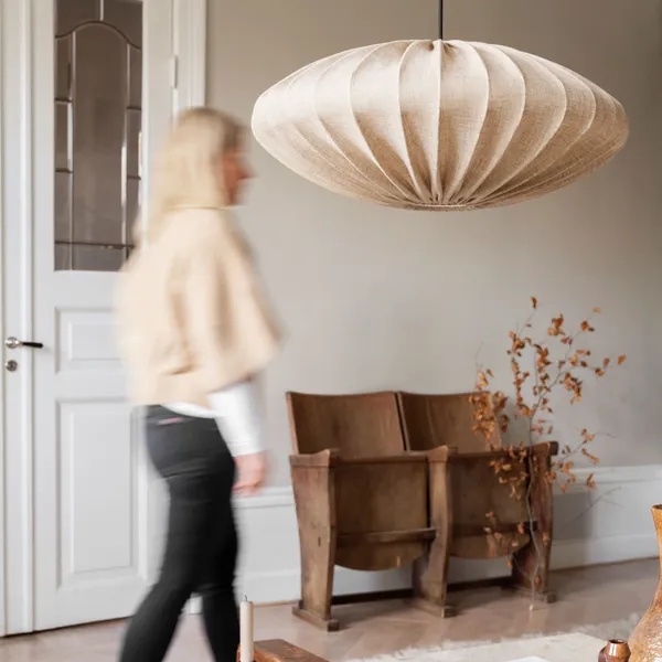 Ellipse 65 Lampeskærm Hør Sand
