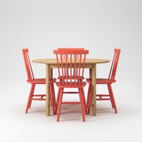 Wood Matgrupp Ek / Orange