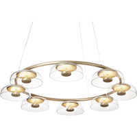Blossi 8 Lysekrone Nordic Gold / Klar