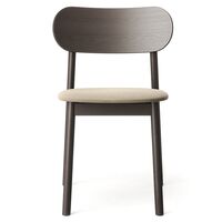 Elephant Stol Mörk Ek / Beige Sammet