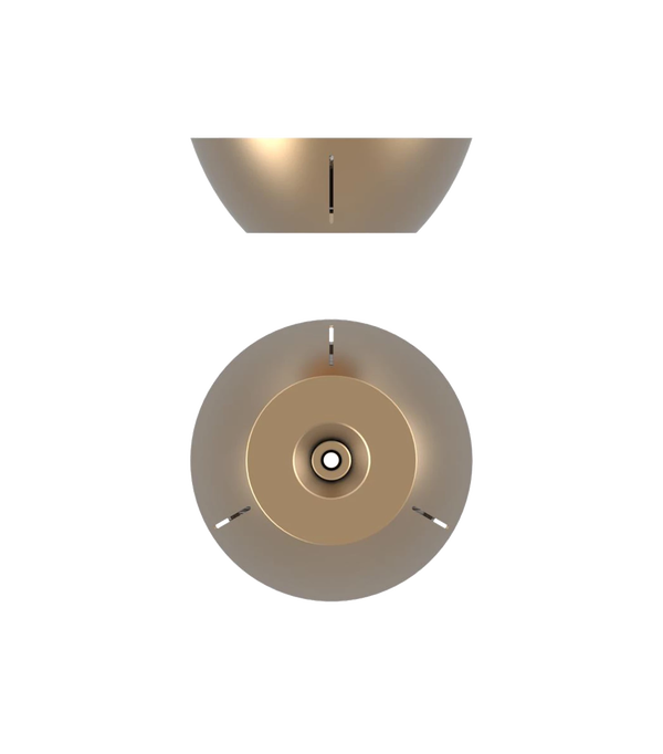 Blossi 8 Lysekrone Nordic Gold / Klar