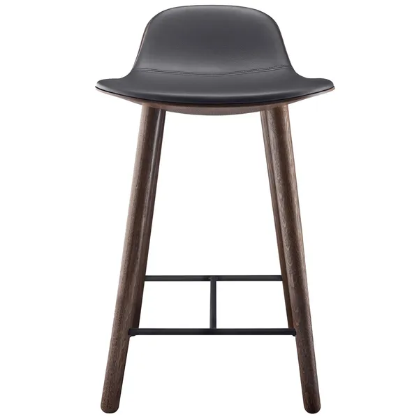 Yuuga Barstol H65 cm Smoked Oak/Svart