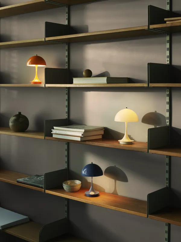 Panthella 160 Bordlampe Bærbar V3 Opaque Orange