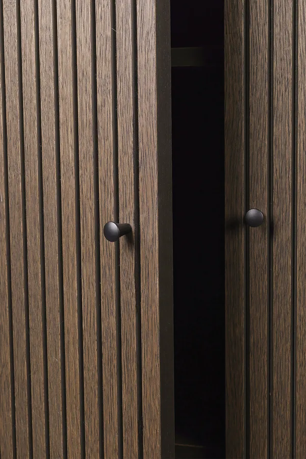 Sill Cupboard - Tall - Dark Stained Oak
