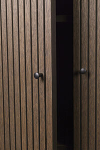 Sill Cupboard - Tall - Dark Stained Oak