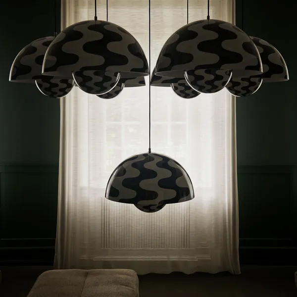 Flowerpot VP7 Pendel Black/White