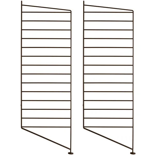 String Gavle Gulv 30x85 cm 2-pak Brune