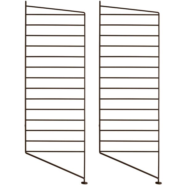 String Gavle Gulv 30x85 cm 2-pak Brune