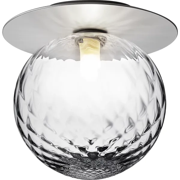 Liila 1 Seinä-Kattovalaisin 255 mm Light Silver / Kirkas