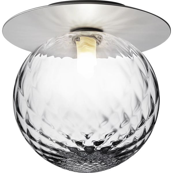 Liila 1 Vegg-/Taklampe 255 mm Light Silver / Klar