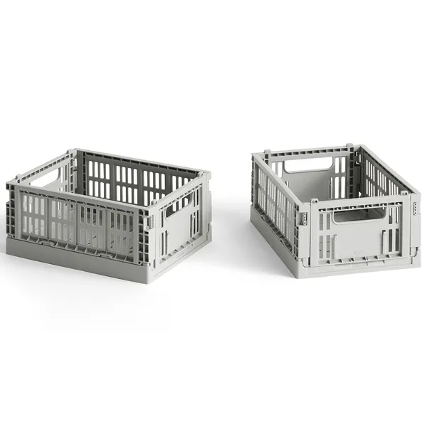 Colour Crate Mini Oppbevaring 2-pk Grey