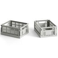 Colour Crate Mini Oppbevaring 2-pk Grey
