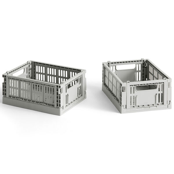Colour Crate Mini Oppbevaring 2-pk Grey