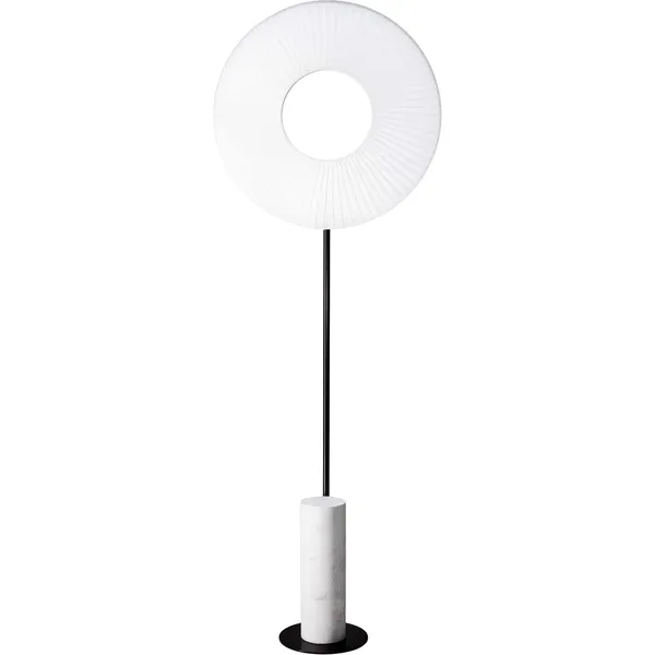 Iris Totem Golvlampa 60 cm Vit / Vit Marmor