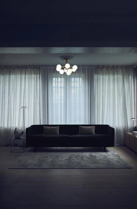 Apiales 9 Plafond Mässing / Opal