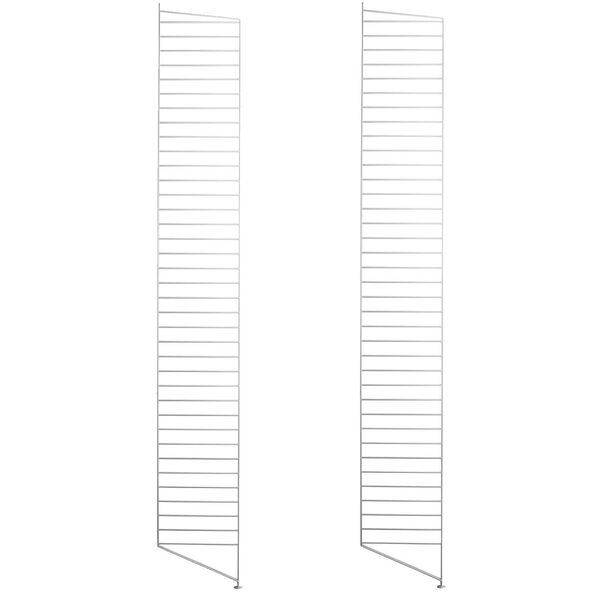 String Gavle Gulv 30x200 cm 2-pak Hvide