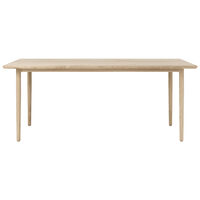 Arv Spisebord 90x180 cm Hvitoljet Eik
