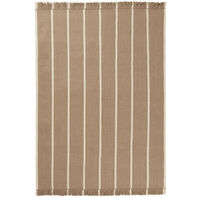 Calm Kelim Matta 200x300 cm Off-white / Dark Sand