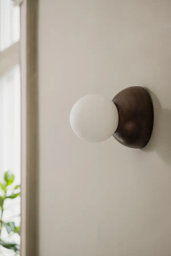 Torrano 13 Væg-/Loftslampe Mørkbejdset Eg